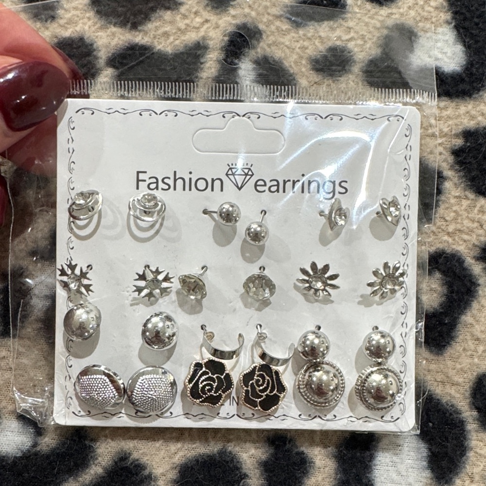 Silver Earring Set for Women